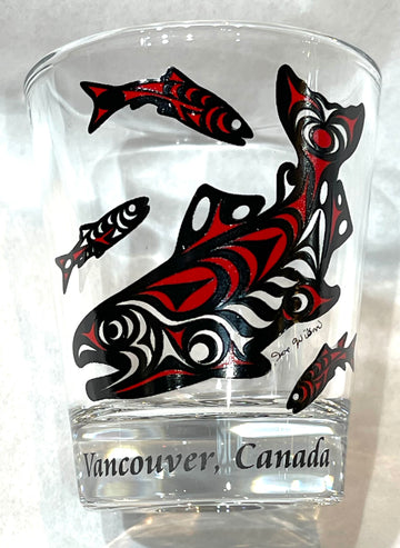 Shot Glass - 2 Ounce - Salmon - Vancouver