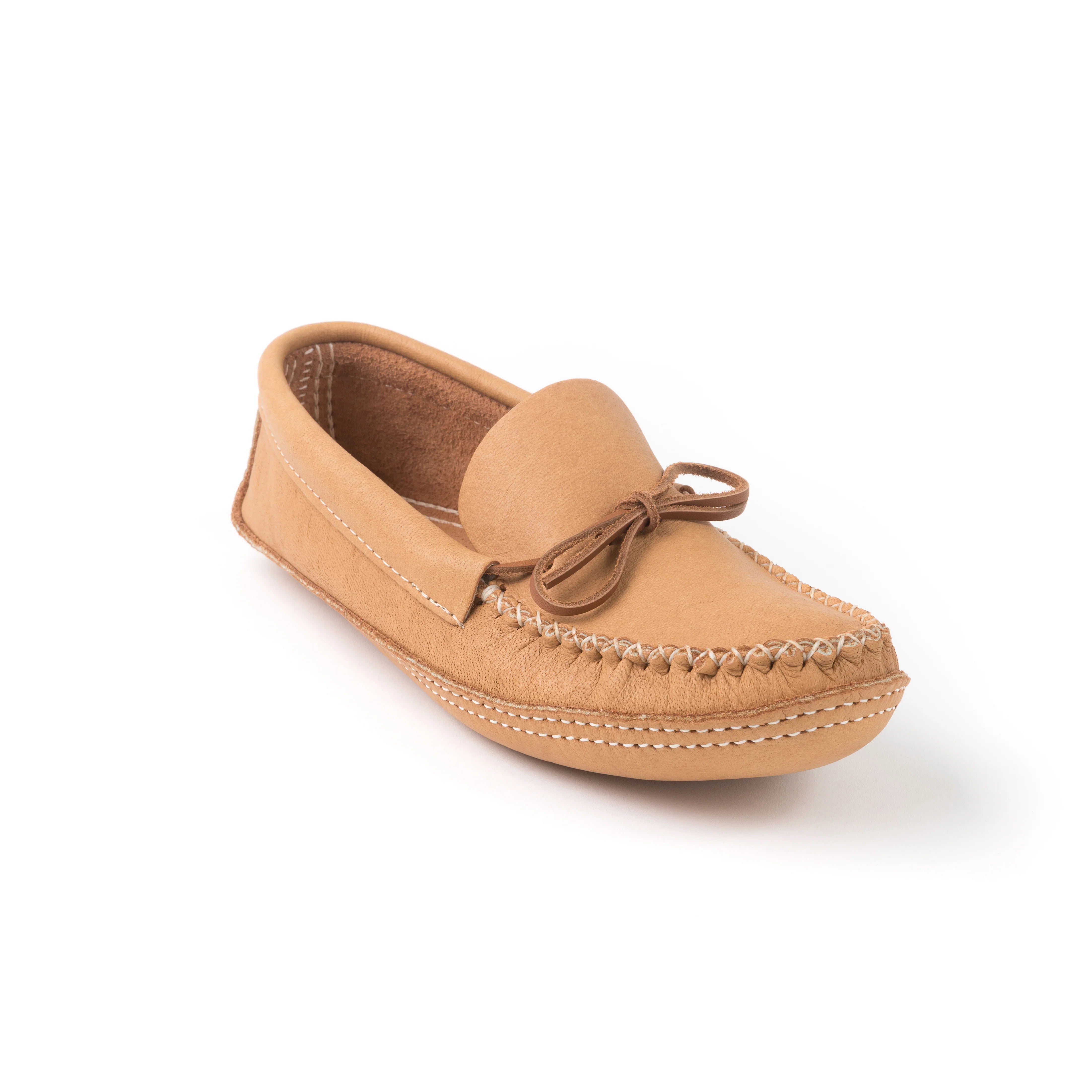 Moccasins - Men&#39;s - Moosehide - Tan - YARONTA’