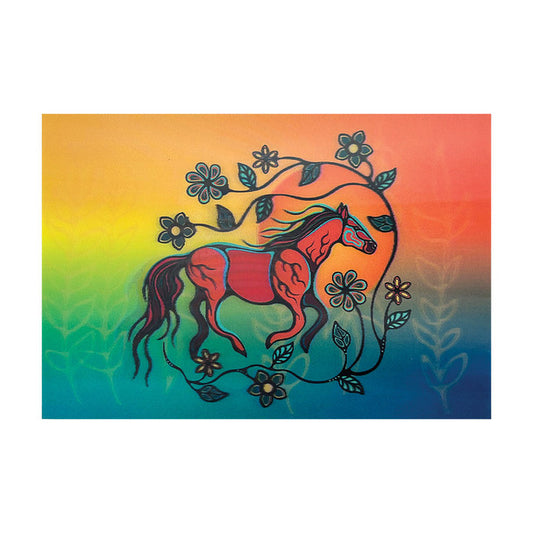 3D Lenticular Postcard - Horse (Bebezhigooganzhii)