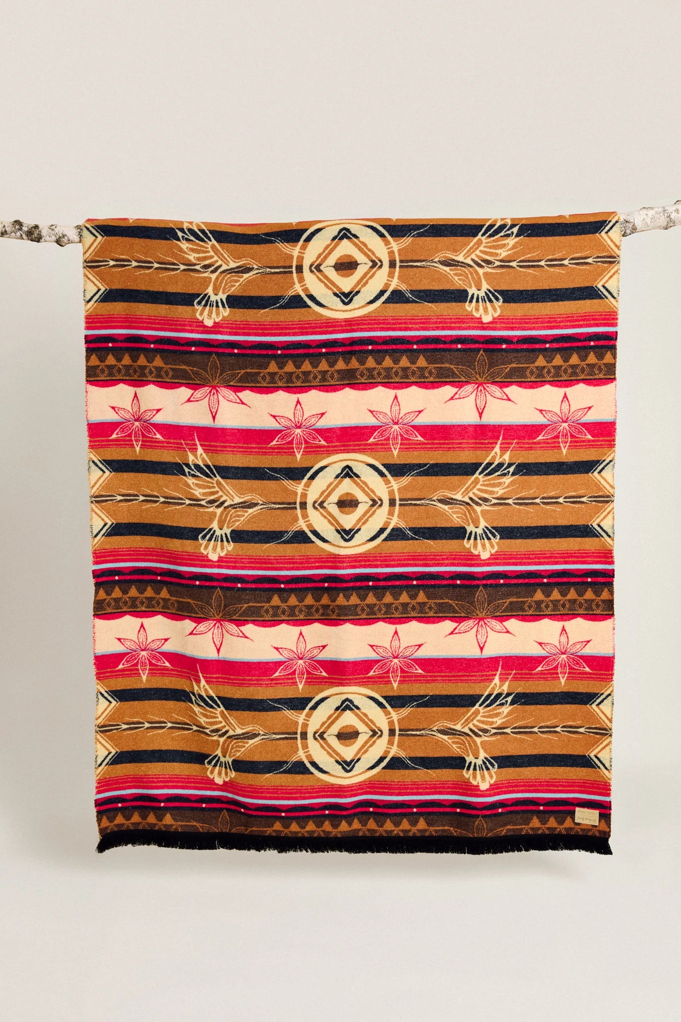 Blanket - Wool Blend - Eco-friendly - Connections - Reversible