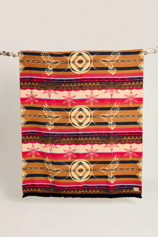 Blanket - Wool Blend - Eco-friendly - Connections - Reversible