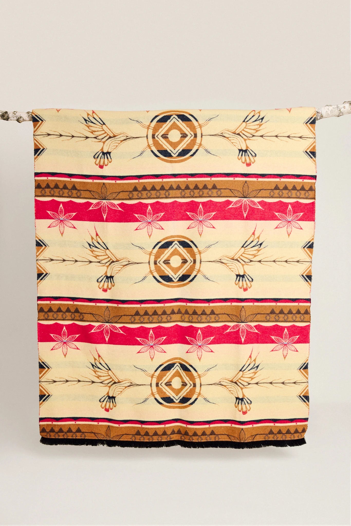 Blanket - Wool Blend - Eco-friendly - Connections - Reversible