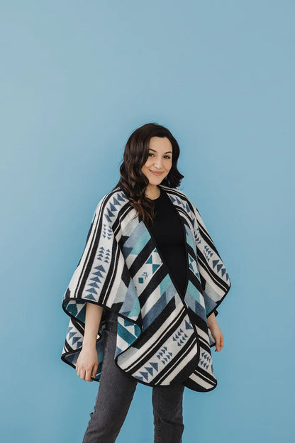 Shawl - Wool Blend - Eco-friendly - Tundra - Reversible