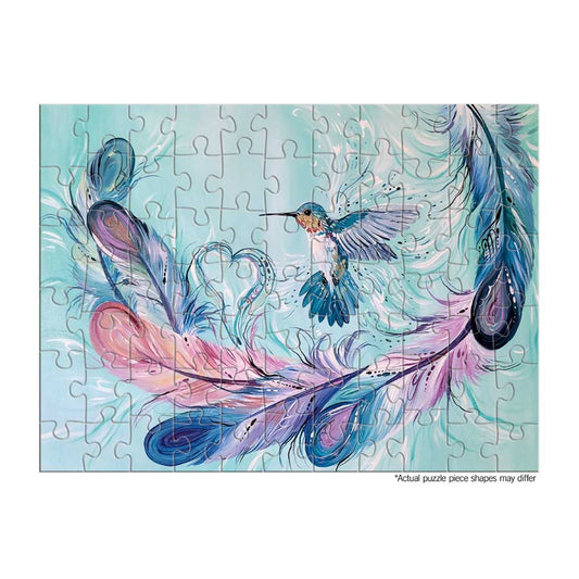 Puzzle - 72 Piece - Hummingbird Feathers