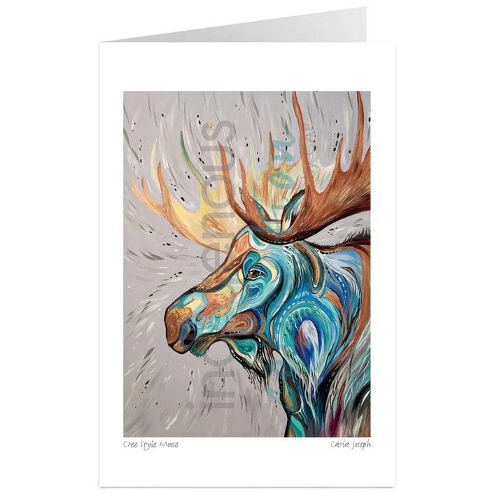 Card - *Joseph - Cree Style Moose - 6x9