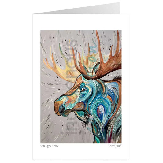 Card - *Joseph - Cree Style Moose - 6x9