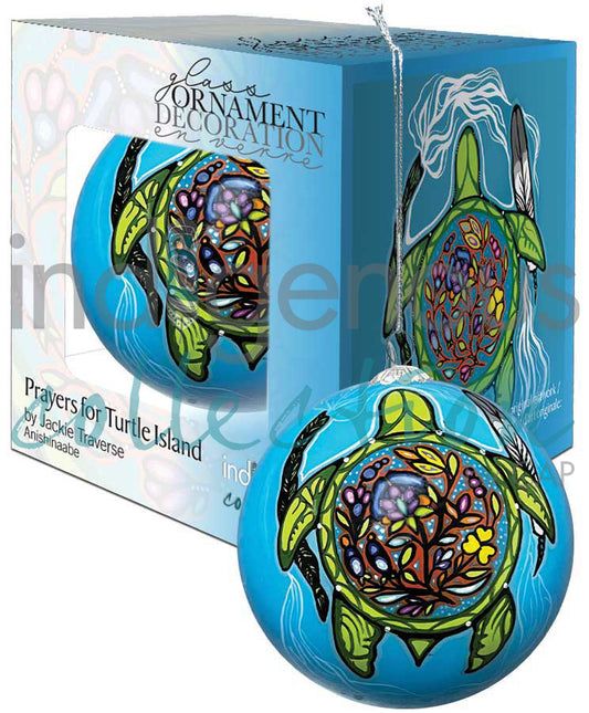 Ornament - Glass - Prayers for Turtle Island
