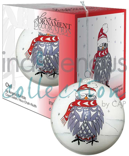 Ornament - Glass - Owl