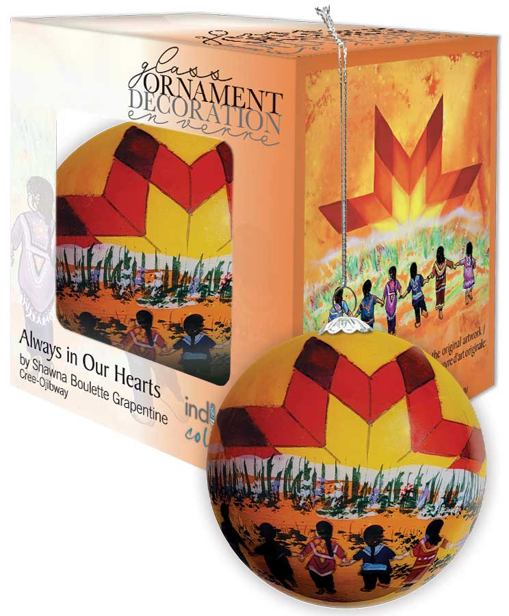 Ornament - Glass - Always in Our Hearts