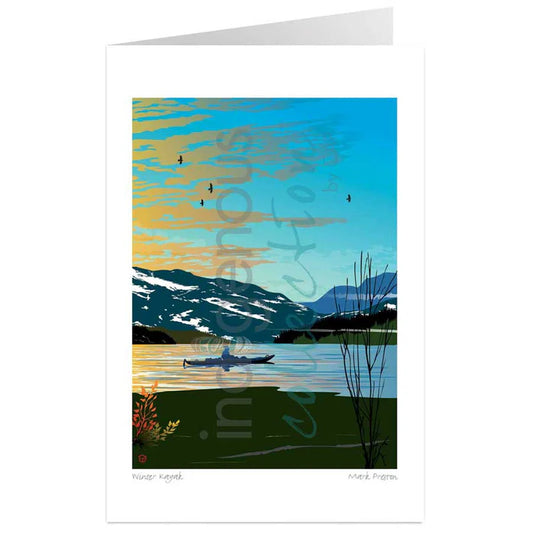 Card - Preston - Winter Kayak - 6x9