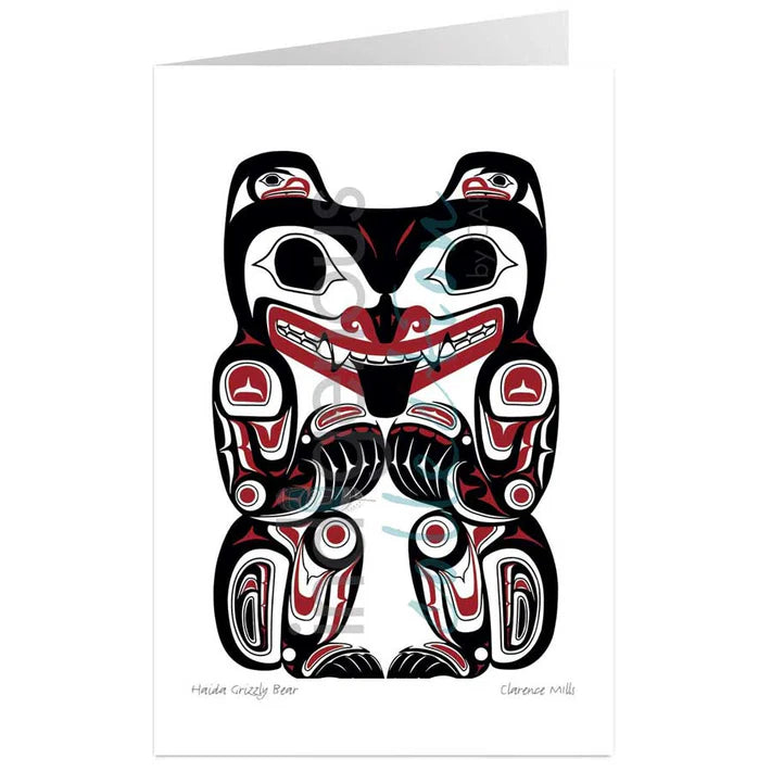 Card - Mills - Haida Grizzly Bear - 6x9