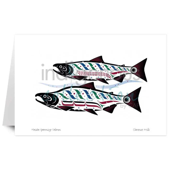 Card - Mills - Haida Spawning Sockeye - 6x9