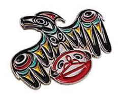 Enamel Pin - Raven Light