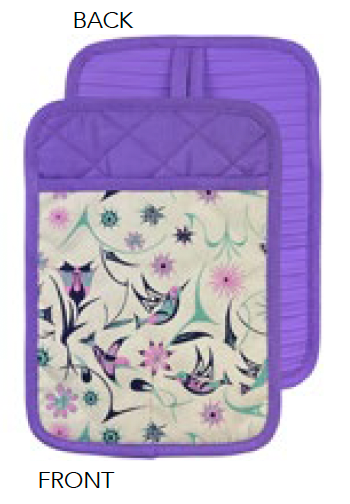 Silicone Pot Holder - Hummingbirds