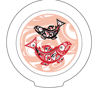 Spoon Rest - Ceramic - Salmon