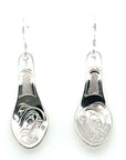 Earrings - Sterling Silver - Spoon - Bear