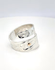 Ring - Gold & Silver - Wrap - Hummingbird - Size 9.5