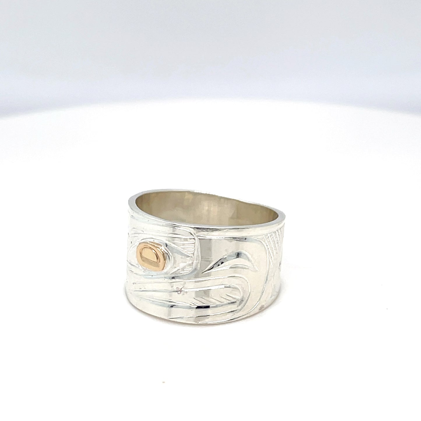 Ring - Gold & Silver - Eagle - Size 8