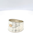 Ring - Gold & Silver - Eagle - Size 8