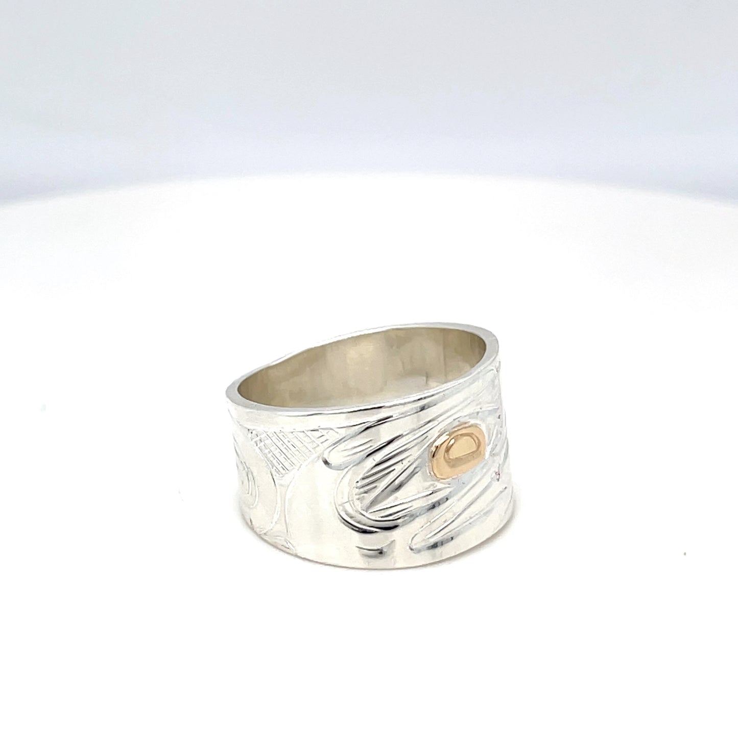 Ring - Gold & Silver - Eagle - Size 8
