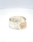 Ring - Gold & Silver - Eagle & Raven - Size 12