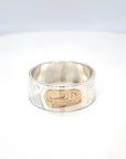 Ring - Gold & Silver - Eagle & Raven - Size 12