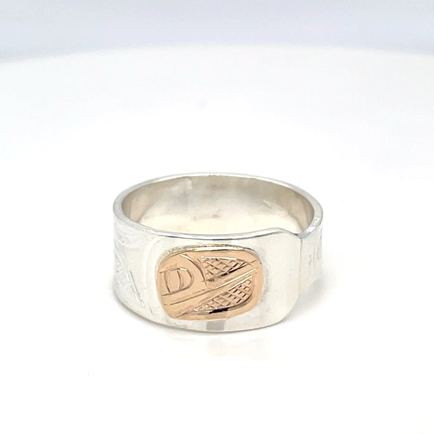 Ring - Gold & Silver - Hummingbird - Size 8.5