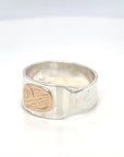 Ring - Gold & Silver - Hummingbird - Size 8.5