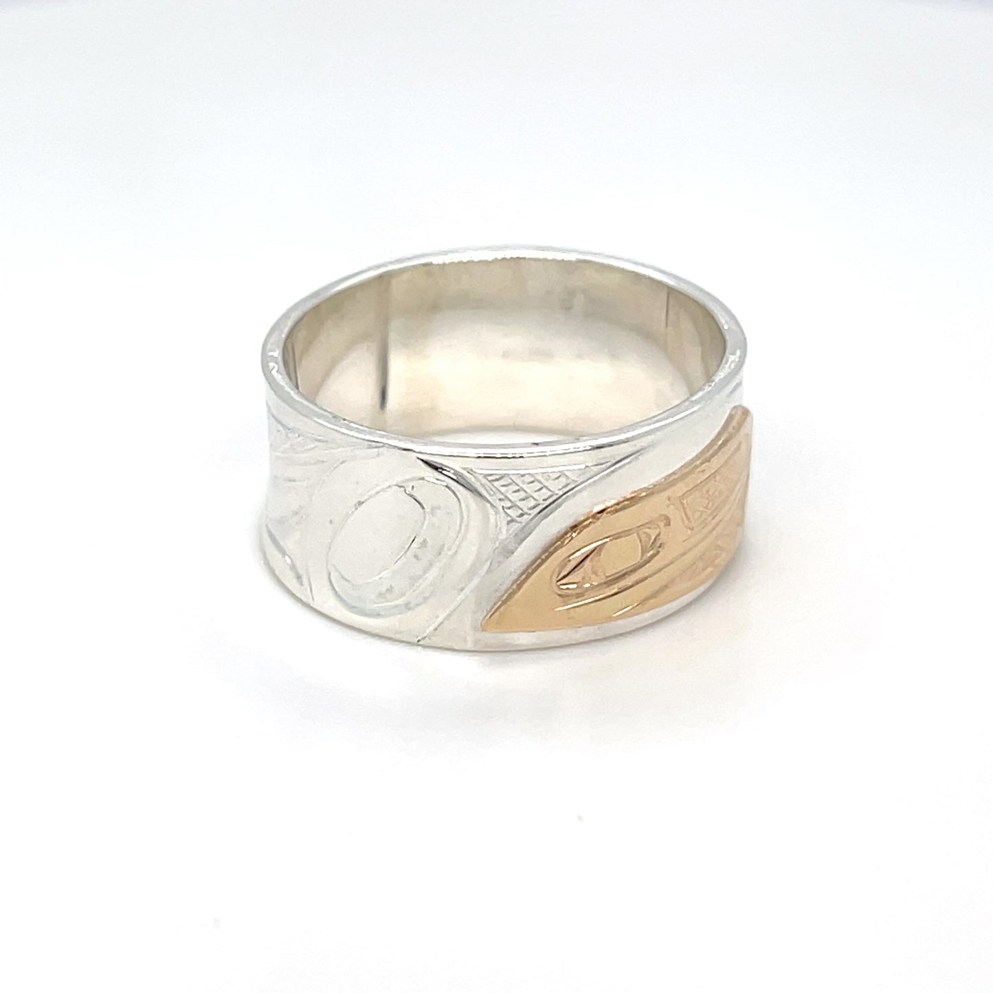 Ring - Gold & Silver - Hummingbird - Size 8.25