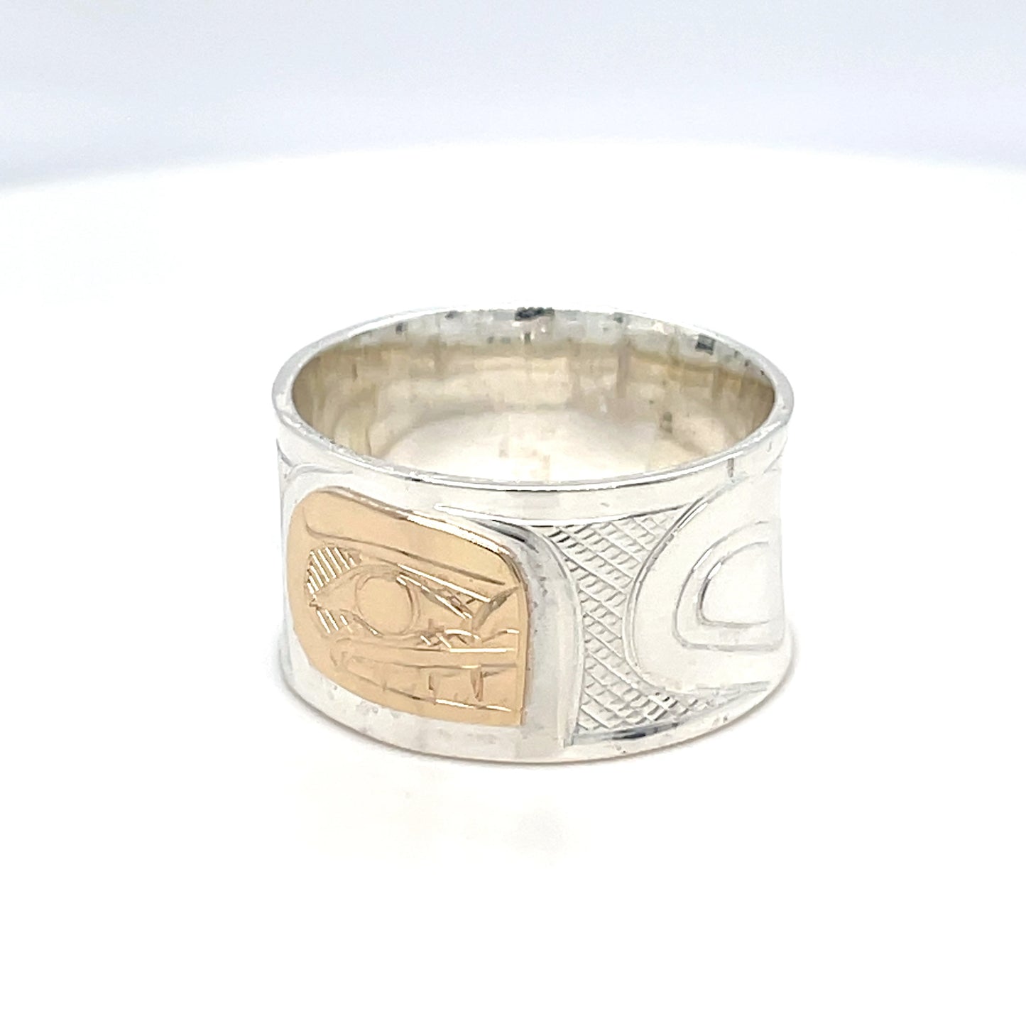 Ring - Gold & Silver - Orca - Size 10.5