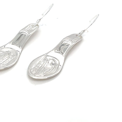 Earrings - Sterling Silver - Spoon - Orca