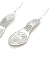 Earrings - Sterling Silver - Spoon - Orca