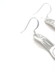 Earrings - Sterling Silver - Spoon - Orca