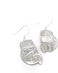 Earrings - Sterling Silver - Cutout - Beaver