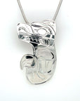 Pendant - Sterling Silver - Cutout - Bear