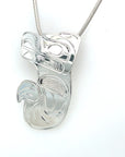 Pendant - Sterling Silver - Cutout - Bear