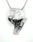 Pendant - Sterling Silver - Cutout - Orca