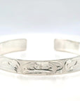 Bracelet - Sterling Silver - 3/8" - Raven