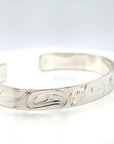 Bracelet - Sterling Silver - 3/8" - Raven