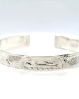 Bracelet - Sterling Silver - 3/8" - Orca