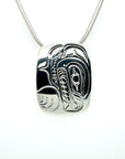 Pendant - Sterling Silver - Rectangle - Bear