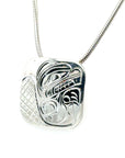 Pendant - Sterling Silver - Square - Beaver