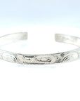 Bracelet - Sterling Silver - 1/4" - Wolf