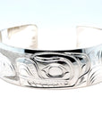 Bracelet - Sterling Silver - 3/4" - Salmon & Bear