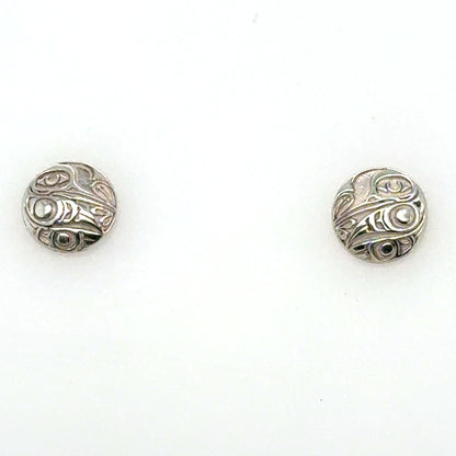 Earrings - Sterling Silver - Stud - Hummingbird - Micro - 8mm