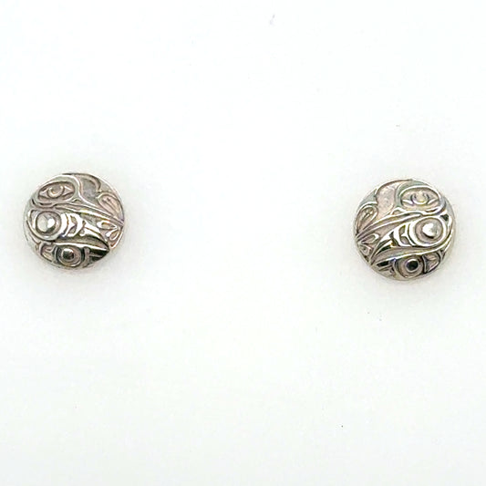 Earrings - Sterling Silver - Stud - Hummingbird - Micro - 8mm