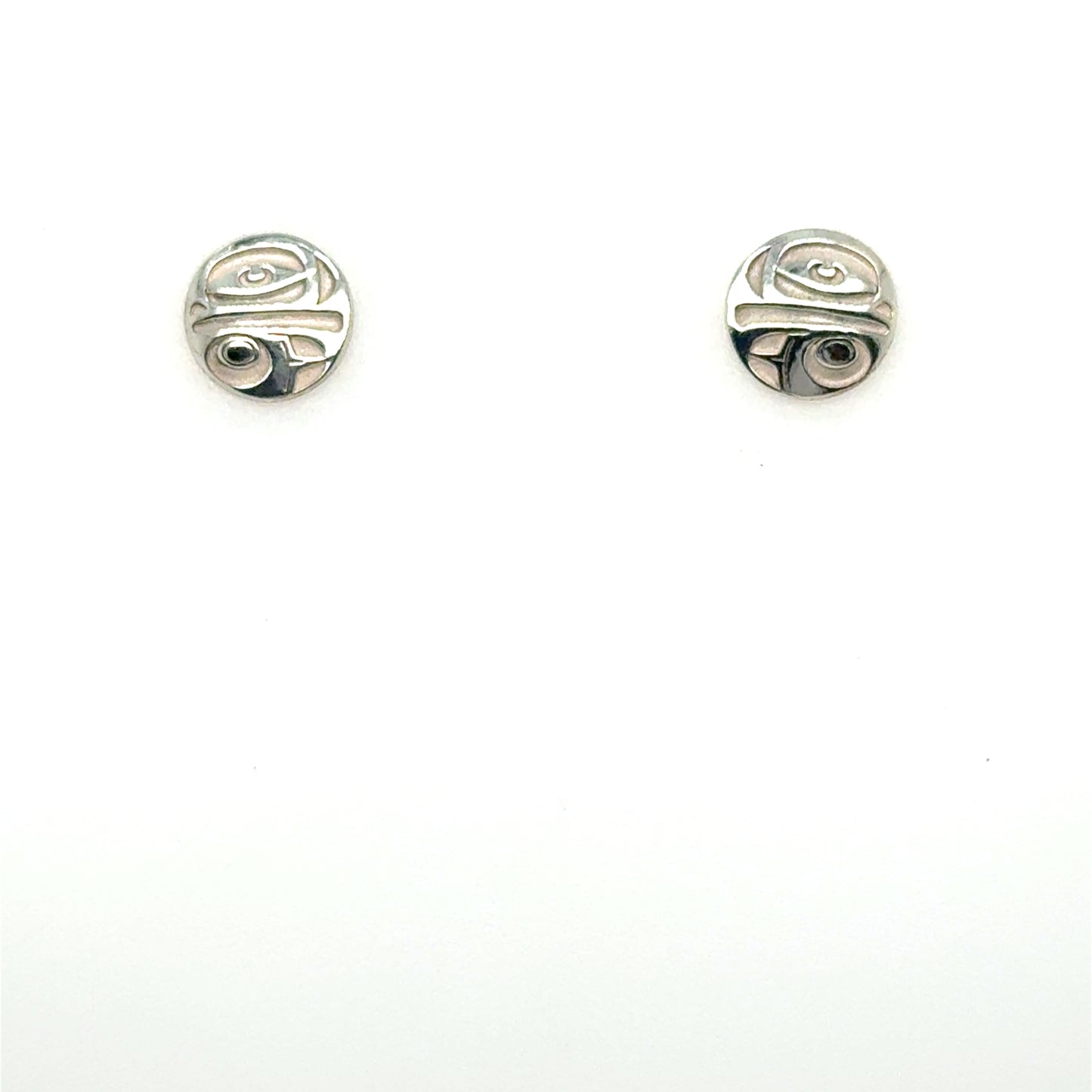 Earrings - Sterling Silver - Stud - Eagle - Micro - 8mm