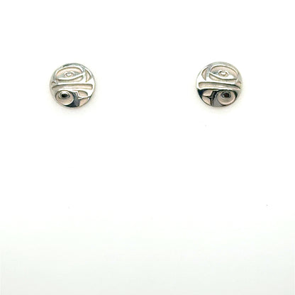 Earrings - Sterling Silver - Stud - Eagle - Micro - 8mm