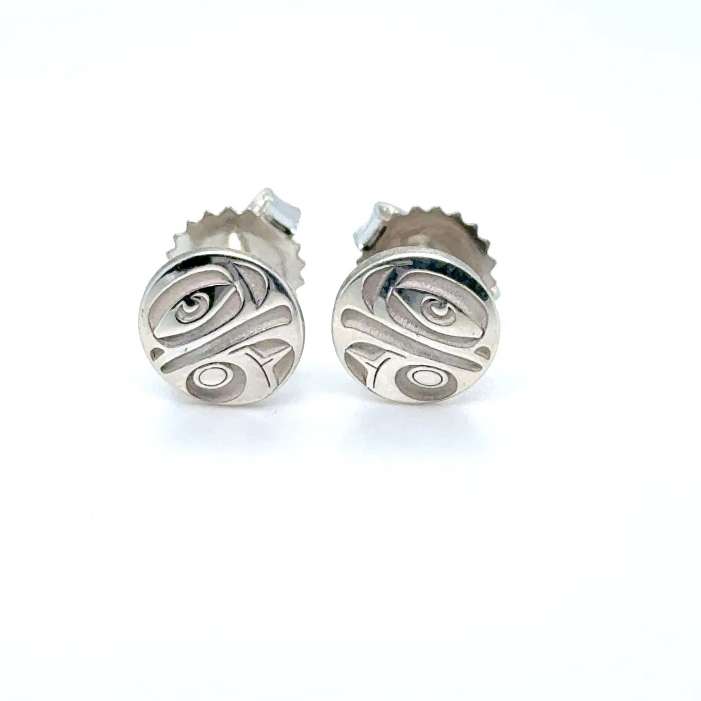 Earrings - Sterling Silver - Stud - Eagle - Micro - 8mm