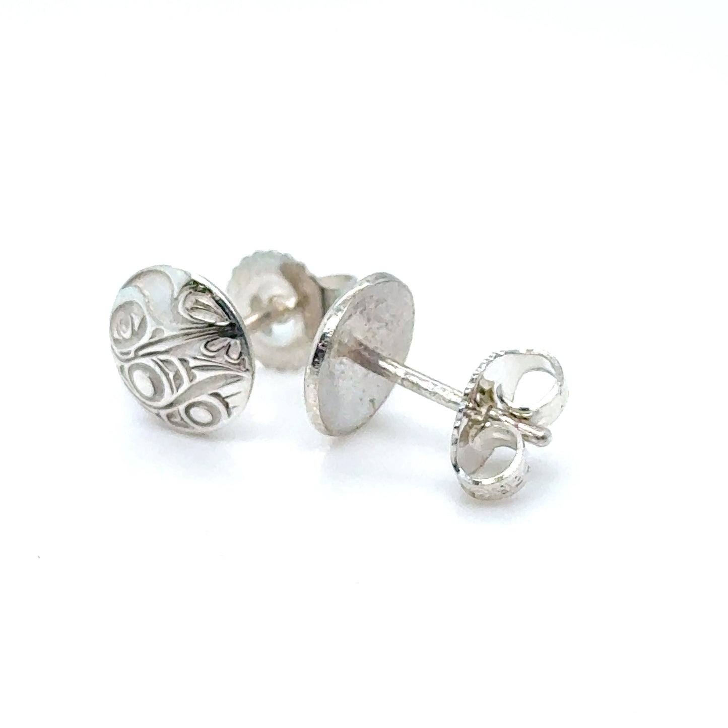 Earrings - Sterling Silver - Stud - Hummingbird - Micro - 8mm